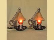 Pair Vintage Craftsman Arts & Crafts Table Lamps Restored