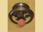 3 Arts & Crafts Flush Mount Cast Iron Fixture